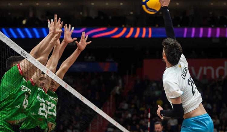 Imagen de Argentina perdió el invicto en la Nations League de Vóley