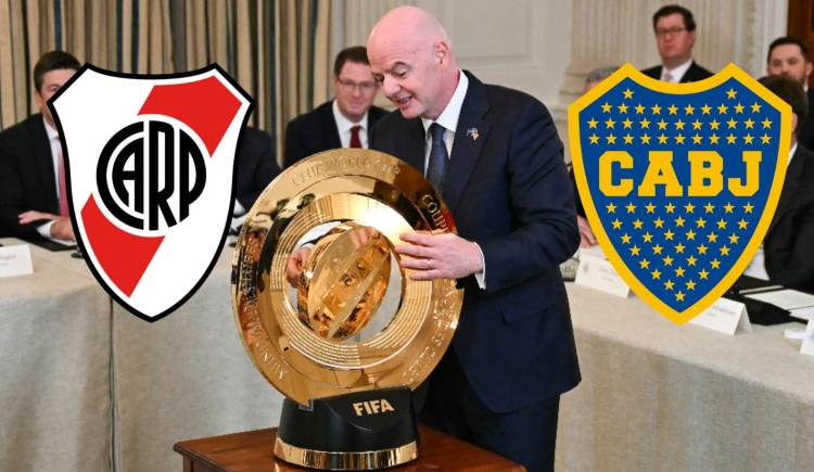 Imagen de Boca y River van al Mundial de Clubes pero el presidente de la FIFA sólo nombró a uno