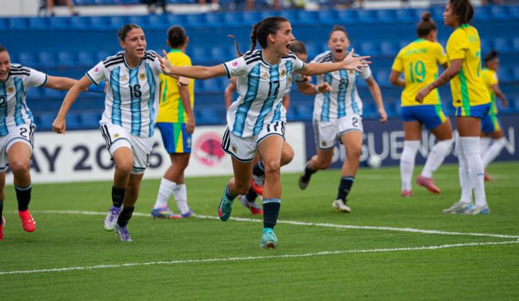 Imagen de Histórico triunfo de Argentina: venció por primera vez a Brasil en la categoría sub 20 femenina