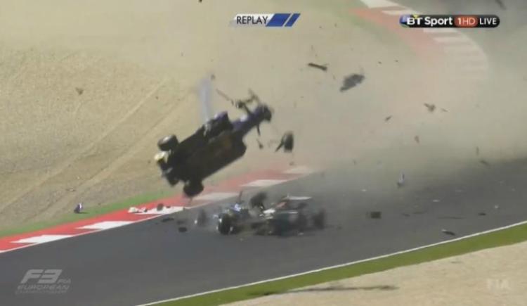 Imagen de Accidente terrible en la Fórmula 3