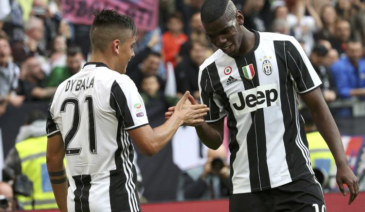 Imagen de Dybala también festejó en Italia