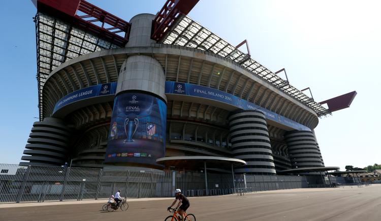 Imagen de El Giuseppe Meazza, listo para la final