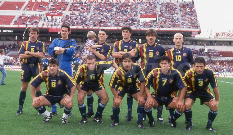 Imagen de Joya del archivo: cuando Guede y Almirón jugaron juntos en Español