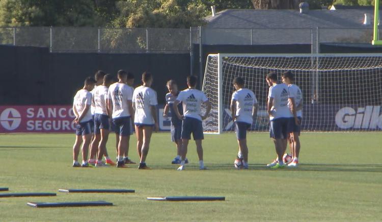 Imagen de Martino prueba con Augusto Fernández y Gaitán