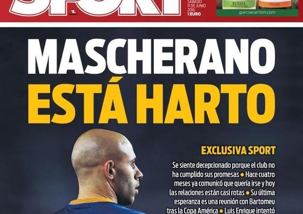 Imagen de ¿Mascherano se va de Barcelona?