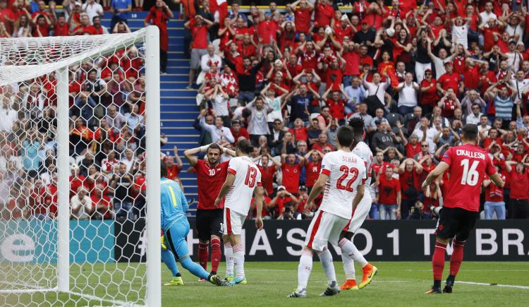 Imagen de EURO  Suiza le ganó a Albania