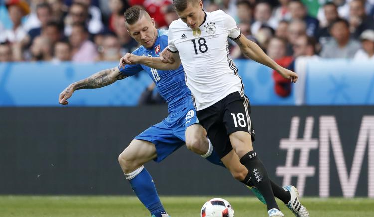 Imagen de Toni Kroos: 117 toques, 96 pases