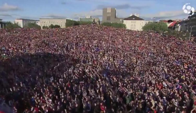 Imagen de Maravilloso: Así recibieron a la selección de Islandia