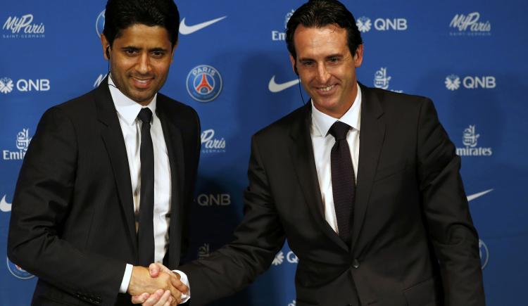 Imagen de Unai Emery llegó al PSG y puso como objetivo la Champions