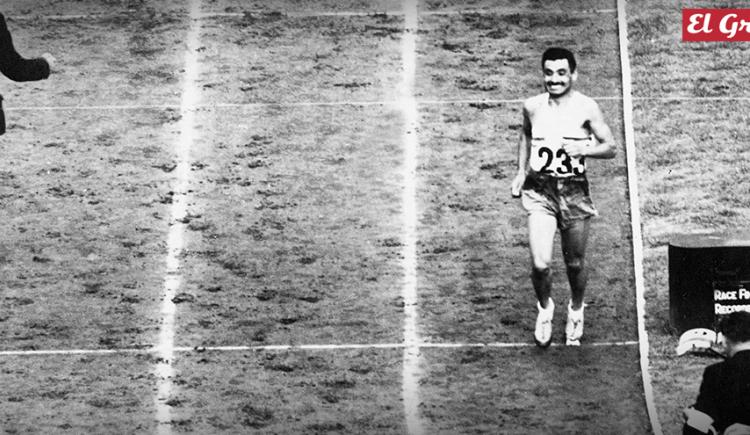 Imagen de 1948. Delfo Cabrera, oro en Maratón.