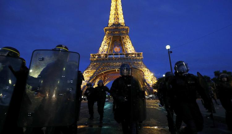 Imagen de Incidentes en la fan zone de París