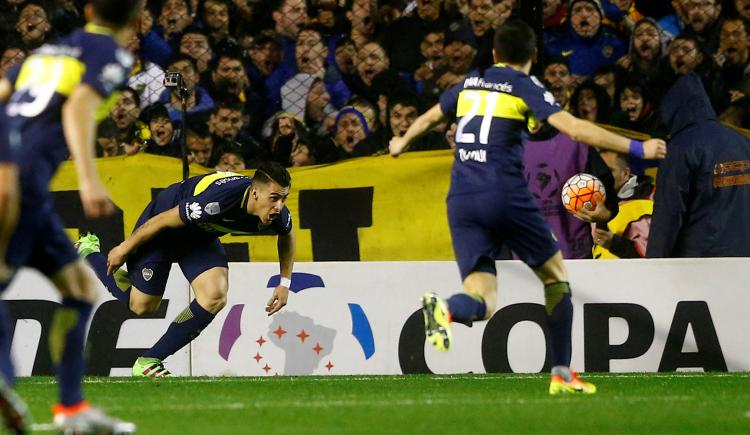 Imagen de Pavón abrió el marcador para Boca