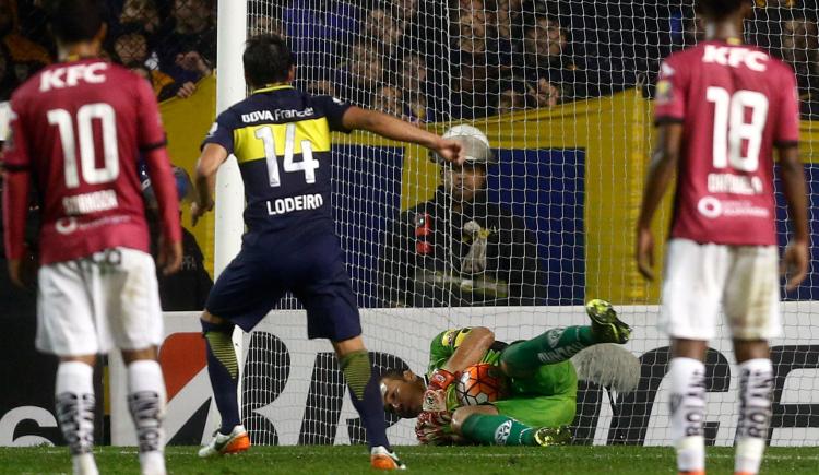 Imagen de A Lodeiro le atajaron un penal