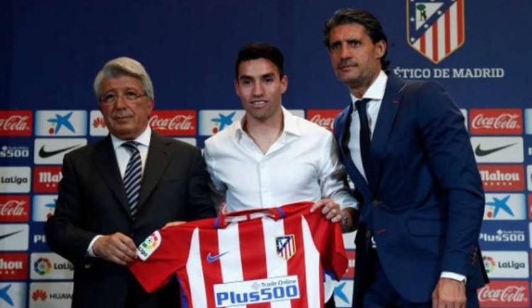 Imagen de Nicolás Gaitán fue presentado en Atlético de Madrid