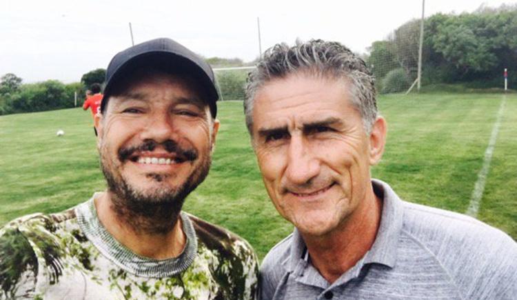 Imagen de Bauza se reunió con Tinelli en Ezeiza