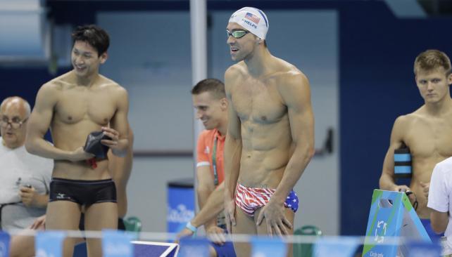Imagen de Phelps ya se tiró a la pileta en Río