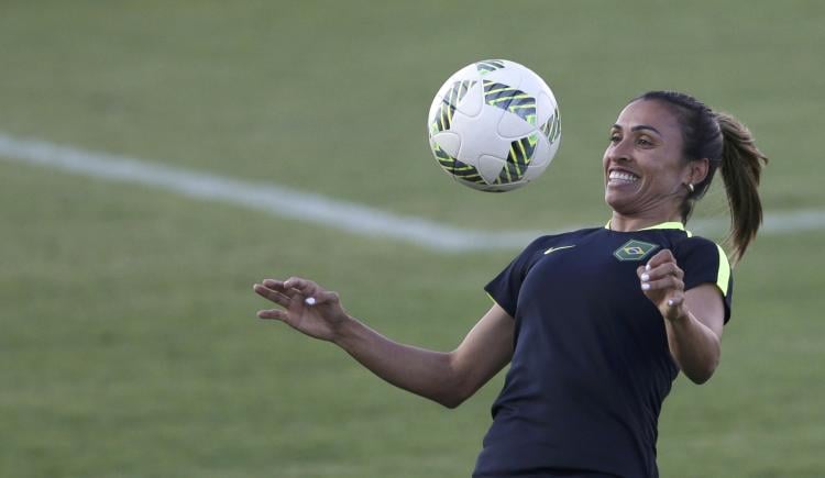Imagen de Marta, la nueva devoción de los torcedores brasileños