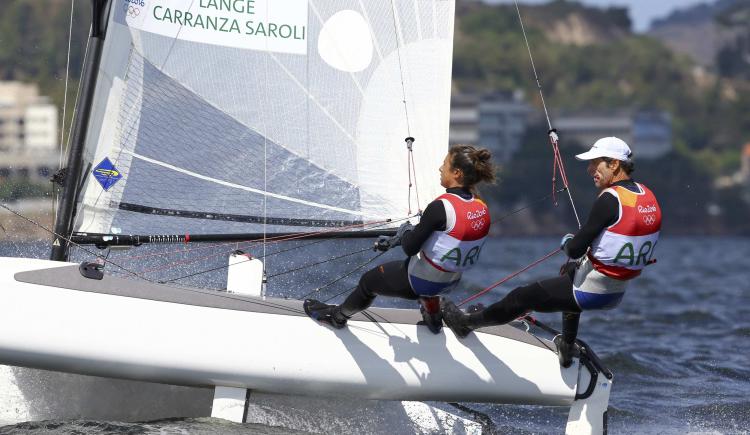 Imagen de Yachting: Lange y Carranza se ubican en la quinta posición