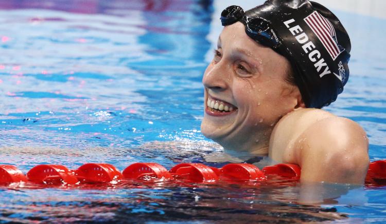 Imagen de ¡Ledecky destroza marcas en los Juegos!