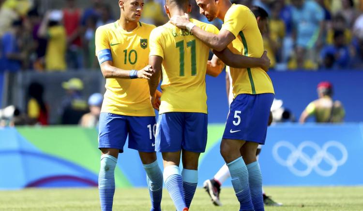 Imagen de Brasil y Alemania, por su primer Oro olímpico en fútbol