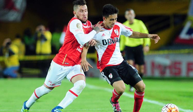 Imagen de En la ida de la Recopa, River se trajo un empate de Colombia