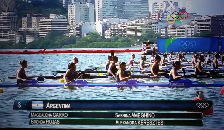 Imagen de Las chicas argentinas del K4 500m disputarán las semifinales
