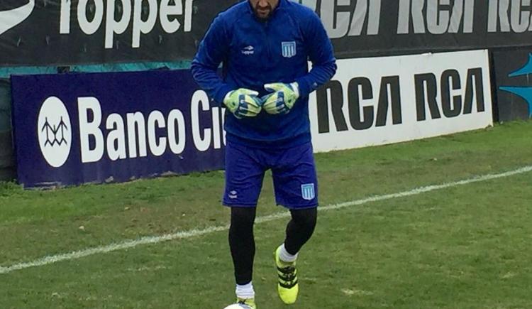 Imagen de Orion ya entrena con Racing
