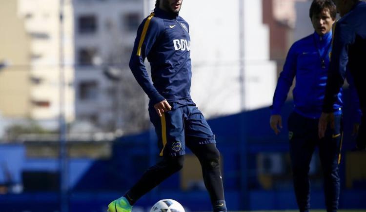 Imagen de Pérez y Solís ya se entrenaron con Boca