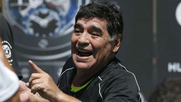 Imagen de Maradona: "A Messi se le escapó un poco la tortuga"
