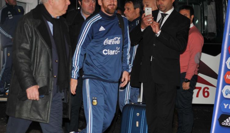 Imagen de Messi, en Mendoza, "está bien"