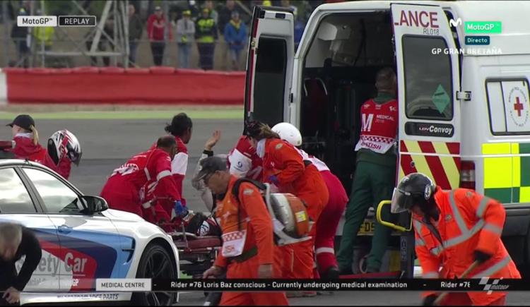 Imagen de Accidente que roza la tragedia en el MotoGP