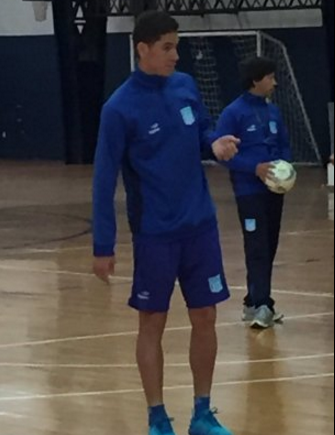 Imagen de Danilo Ortiz tuvo su primer entrenamiento en Racing