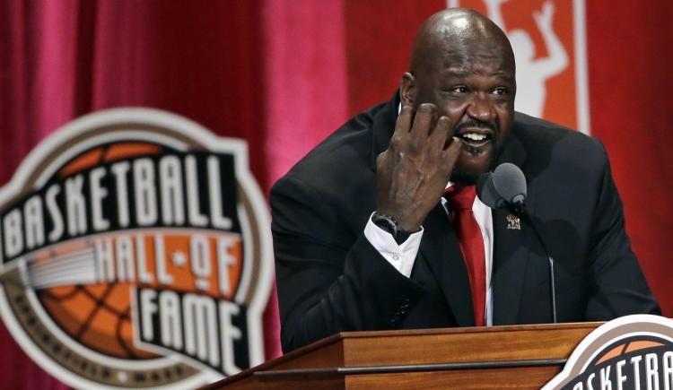 Imagen de Iverson y Shaq, en el Salón de la Fama