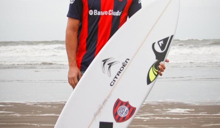 Imagen de El mejor surfista argentino representará a San Lorenzo