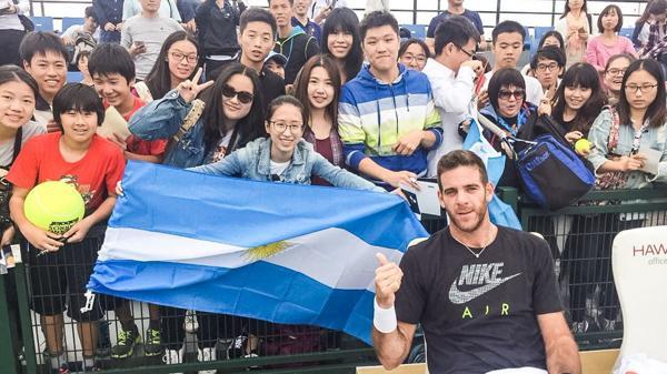 Imagen de Del Potro causa furor en China