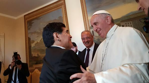 Imagen de El encuentro de Diego con el papa Francisco