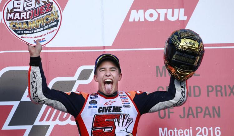 Imagen de Márquez campeón del Moto GP
