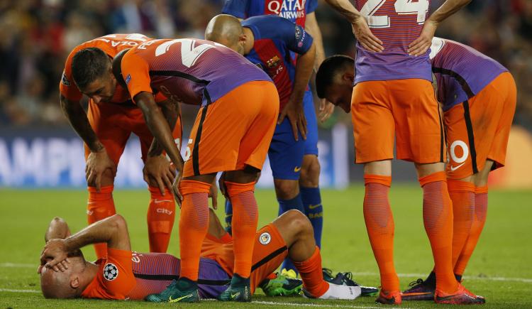 Imagen de Preocupación para Bauza: se lesionó Zabaleta, ¿llamará a Buffarini?