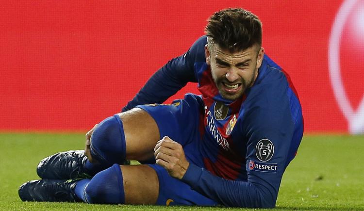 Imagen de Piqué, descartado por tres semanas