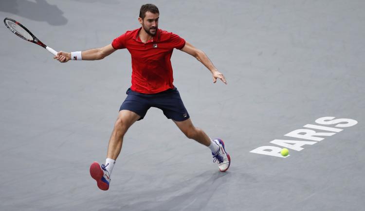 Imagen de Cilic avanzó en París y ya entró en la Copa Master