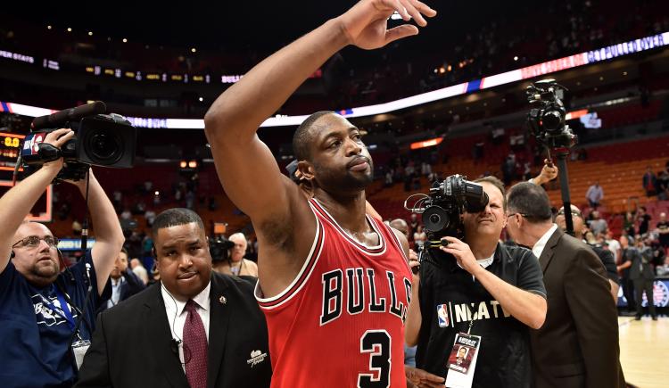 Imagen de Wade festejó en su regreso a Miami