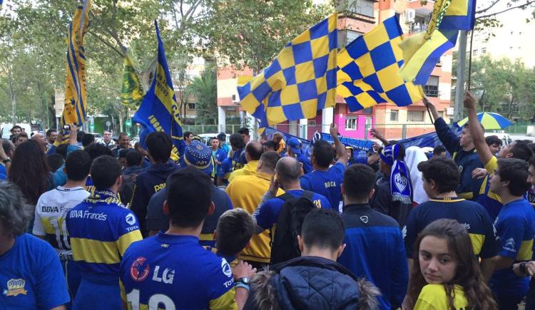 Imagen de Banderazo xeneize en Sevilla