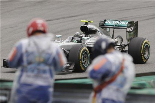 Imagen de Rosberg dominó la última práctica en Brasil