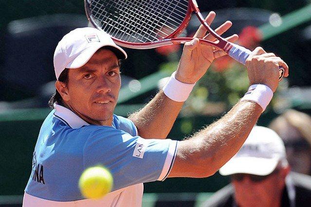 Imagen de Berlocq, eliminado en Canberra