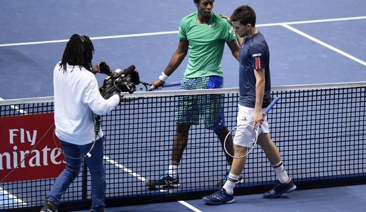 Imagen de Thiem venció a Monfils y lo eliminó del Masters