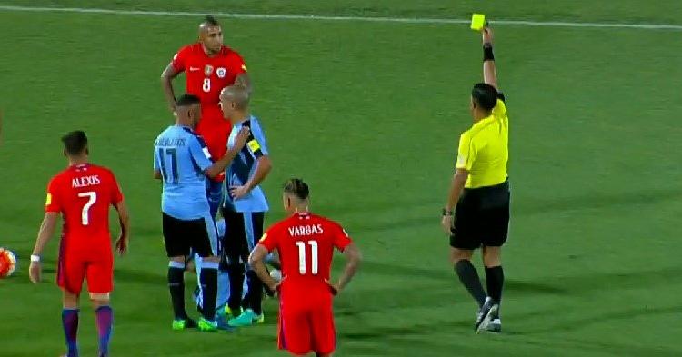 Imagen de Vidal vio la amarilla y no estará ante Argentina
