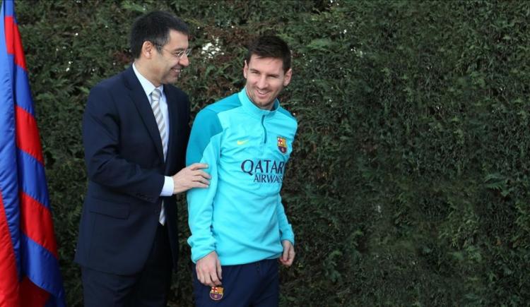 Imagen de Bartomeu: “Messi es un catalán más”