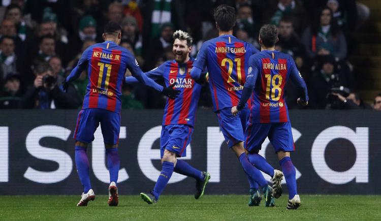 Imagen de Messi hizo un doblete y metió al Barcelona en los octavos de la Champions