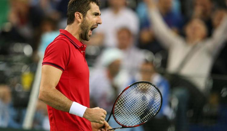 Imagen de Cilic le dio el primer punto a Croacia