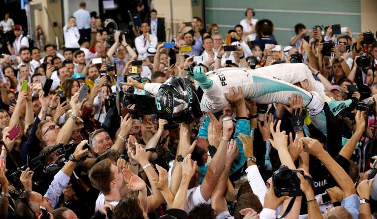 Imagen de Nico Rosberg campeón de la F1